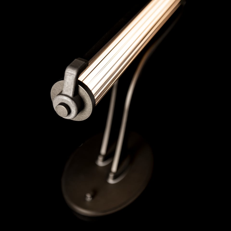 Hubbardton Forge Pulse Table Lamp 8.5W Dimmable 650 Lumens Energy Efficient 3000K Modern Design