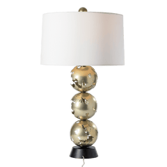 Hubbardton Forge Pangea Tall Table Lamp 272120 - Unique Hand-Forged Brutalist Design with Dimmable Lighting