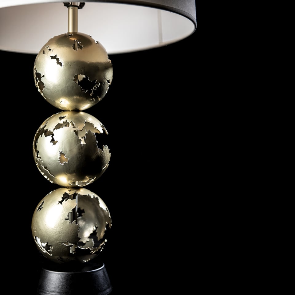 Hubbardton Forge Pangea Tall Table Lamp 272120 - Unique Hand-Forged Brutalist Design with Dimmable Lighting