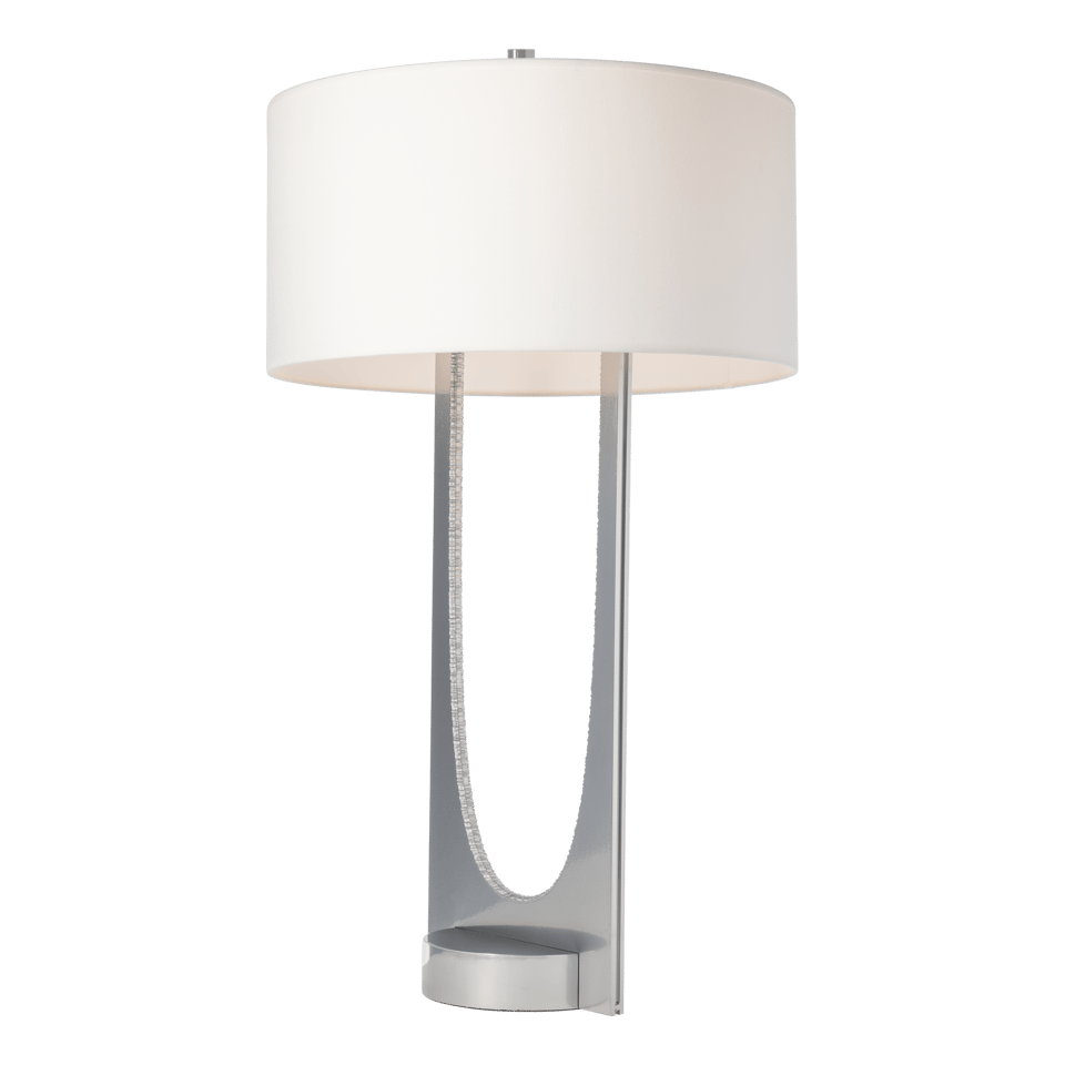 Hubbardton Forge Cypress Table Lamp 28.5" Tall, U-Shaped Design, Dimmable, UL Damp Rated