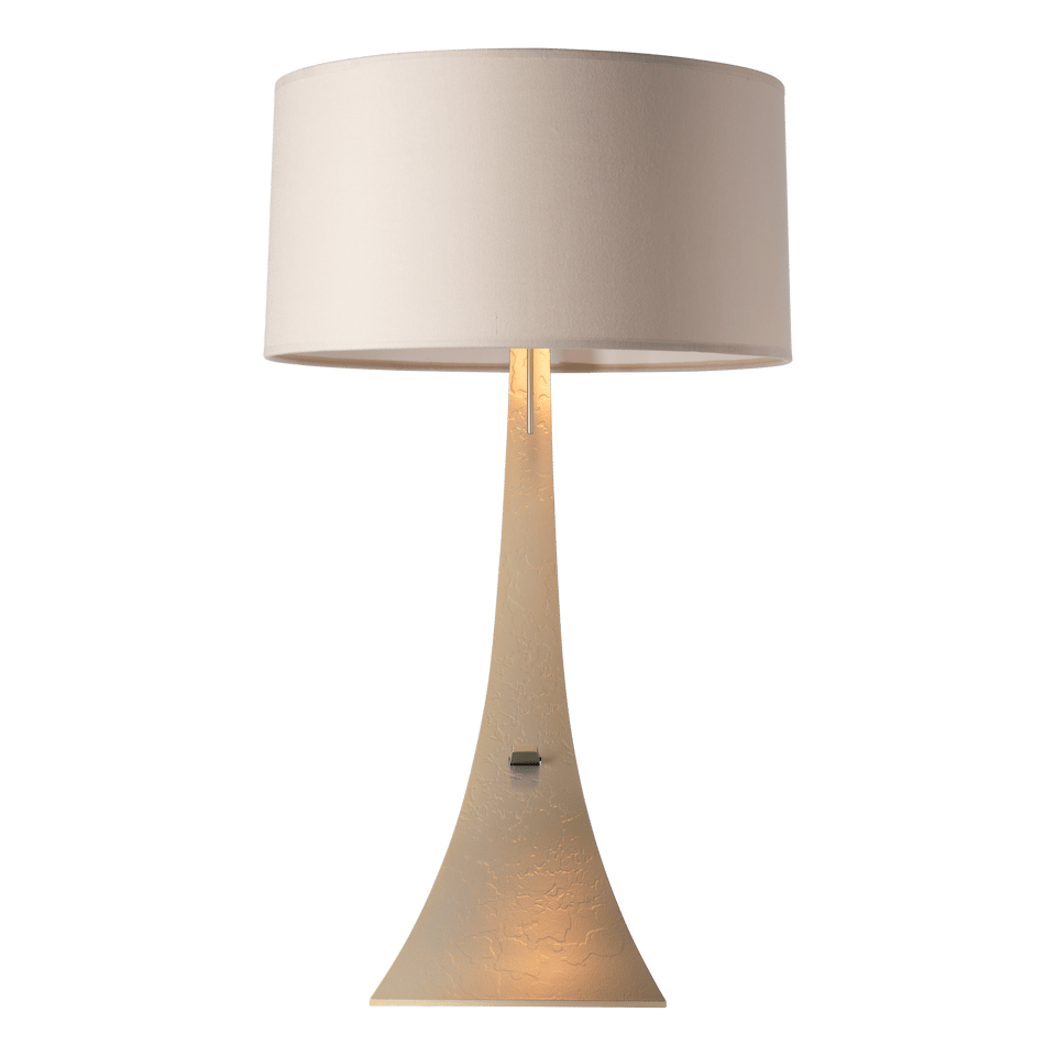 Hubbardton Forge Stasis Table Lamp 28.3" Height, Customizable Finish, Dimmable, Hand-Forged Iron