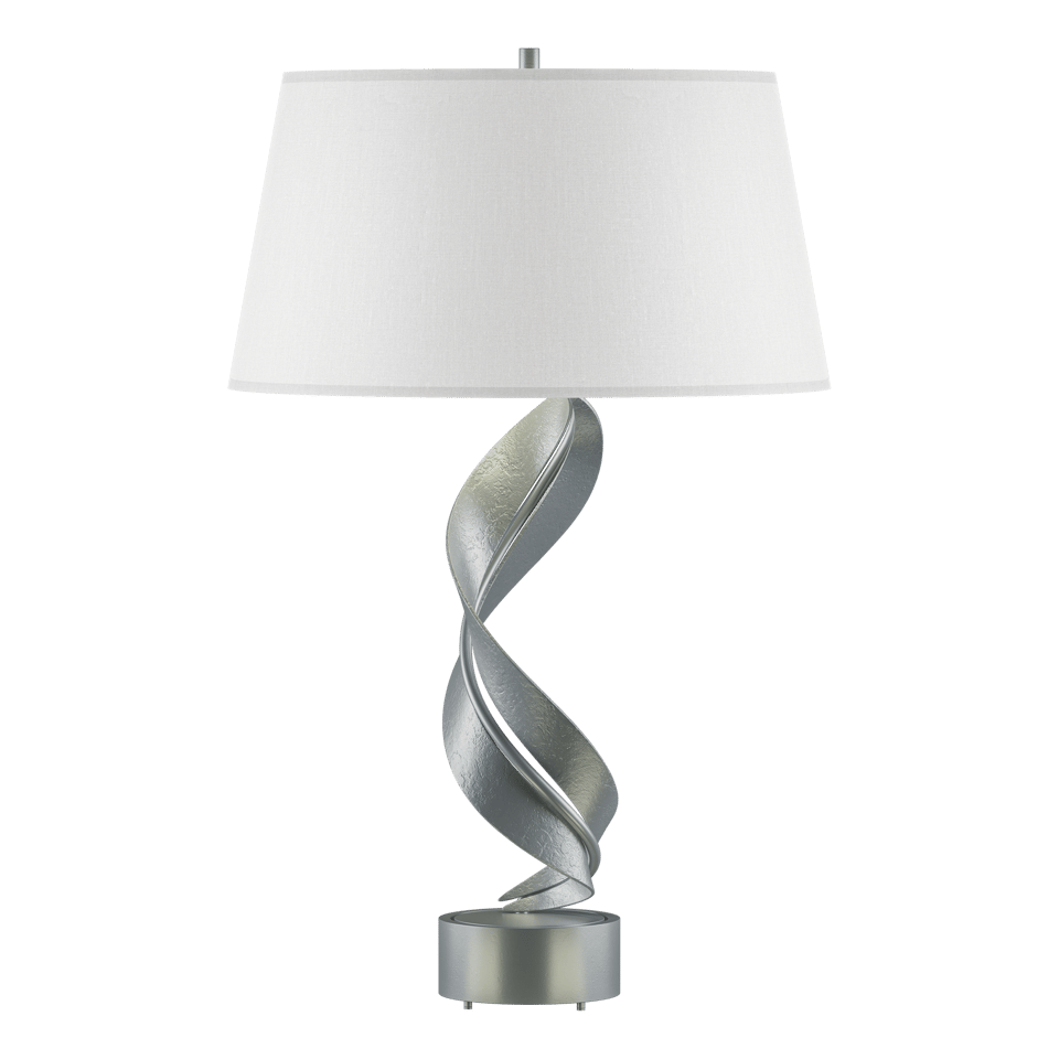 Hubbardton Forge Folio Table Lamp 272920 - Artful Hand-Forged Steel Design, Dimmable Functionality, 25.1” Height