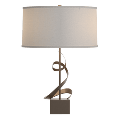 Gallery Spiral Table Lamp by Hubbardton Forge - Handcrafted, Dimmable, Custom Finish Options