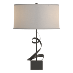 Gallery Spiral Table Lamp by Hubbardton Forge - Handcrafted, Dimmable, Custom Finish Options