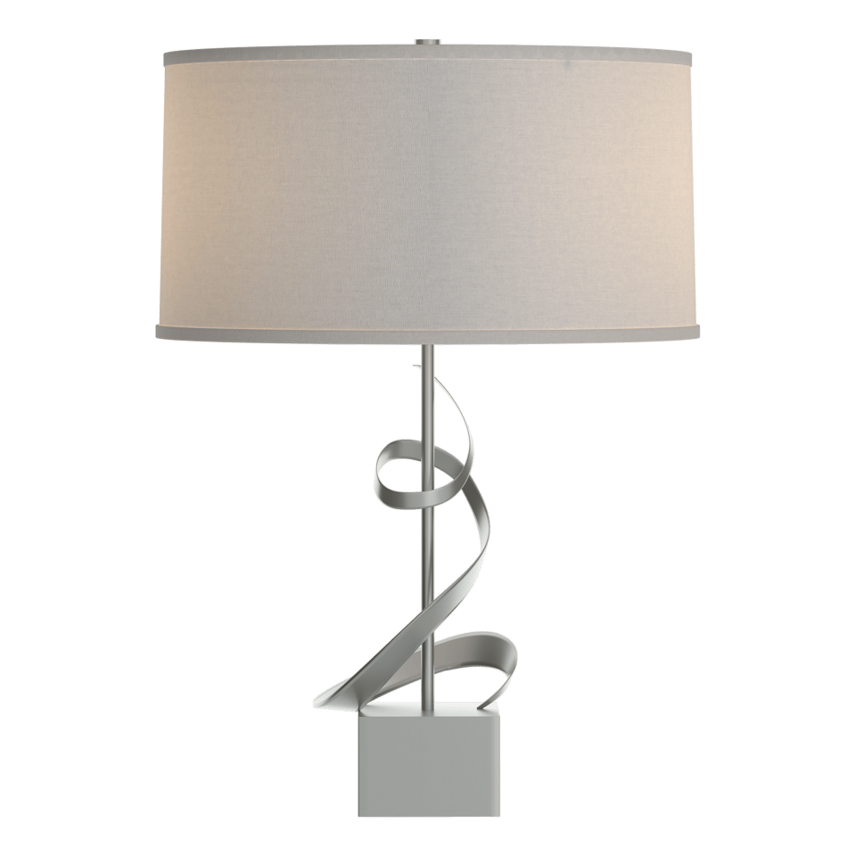 Gallery Spiral Table Lamp by Hubbardton Forge - Handcrafted, Dimmable, Custom Finish Options