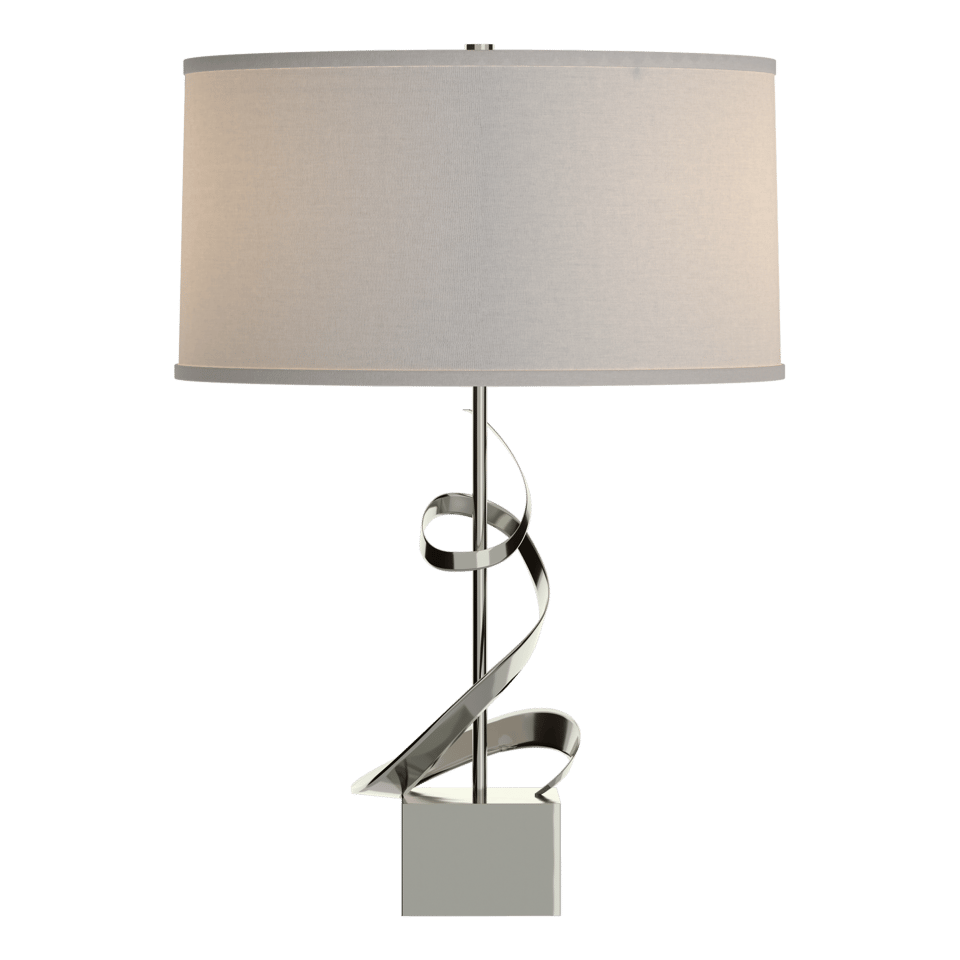 Gallery Spiral Table Lamp by Hubbardton Forge - Handcrafted, Dimmable, Custom Finish Options