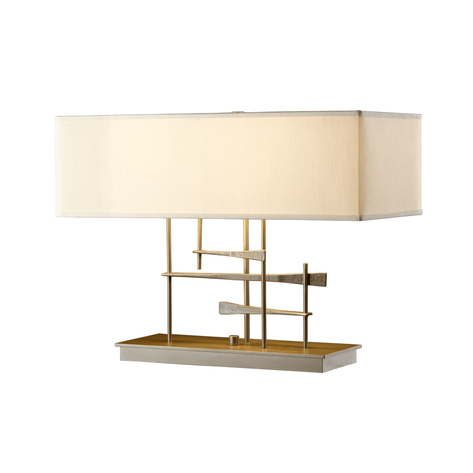 Cavaletti Table Lamp by Hubbardton Forge, Handcrafted Equestrian Design, Dimmable, Versatile Finishes