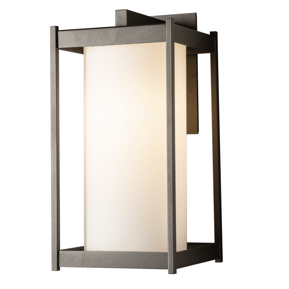 Cela Large Outdoor Sconce 16.3" by Hubbardton Forge - Dimmable Blown Glass & Durable Aluminum