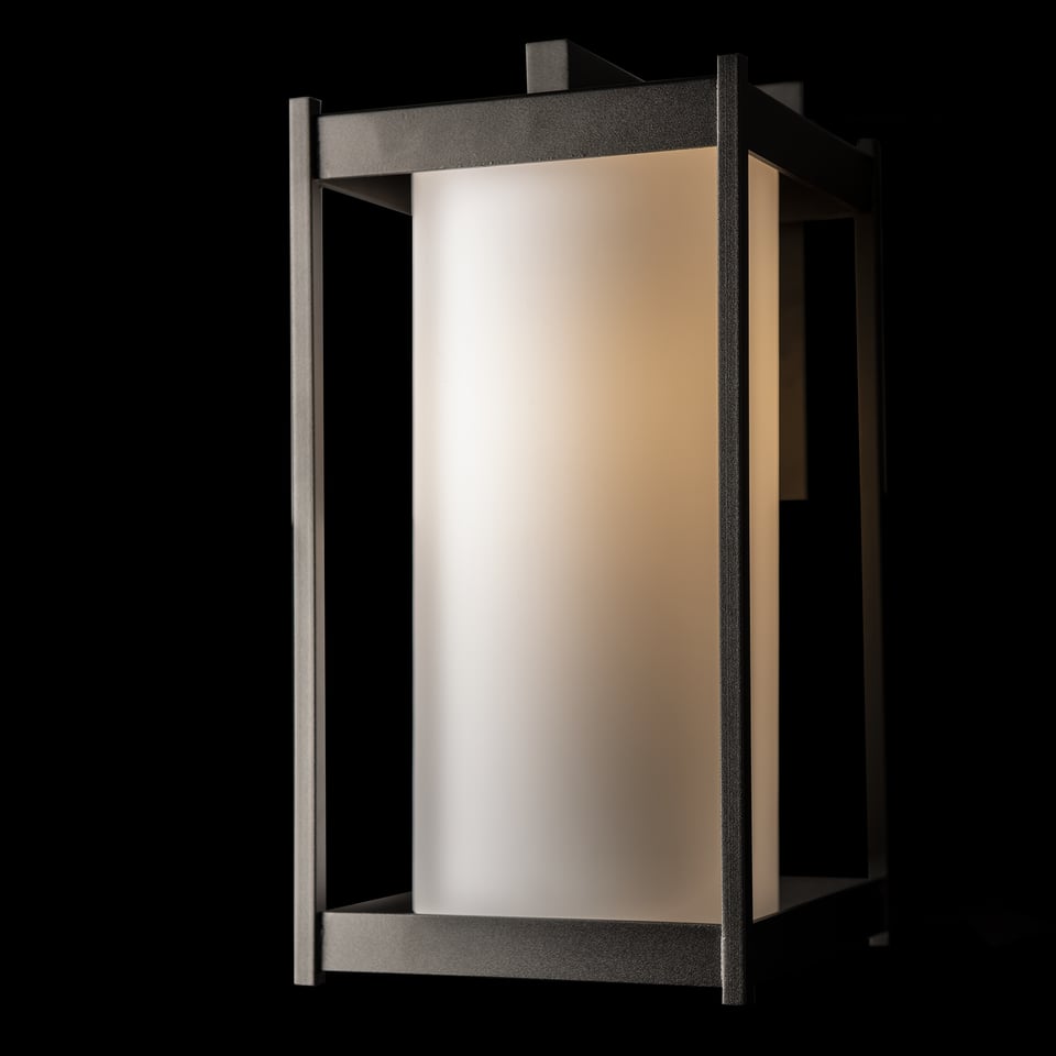 Cela Large Outdoor Sconce 16.3" by Hubbardton Forge - Dimmable Blown Glass & Durable Aluminum