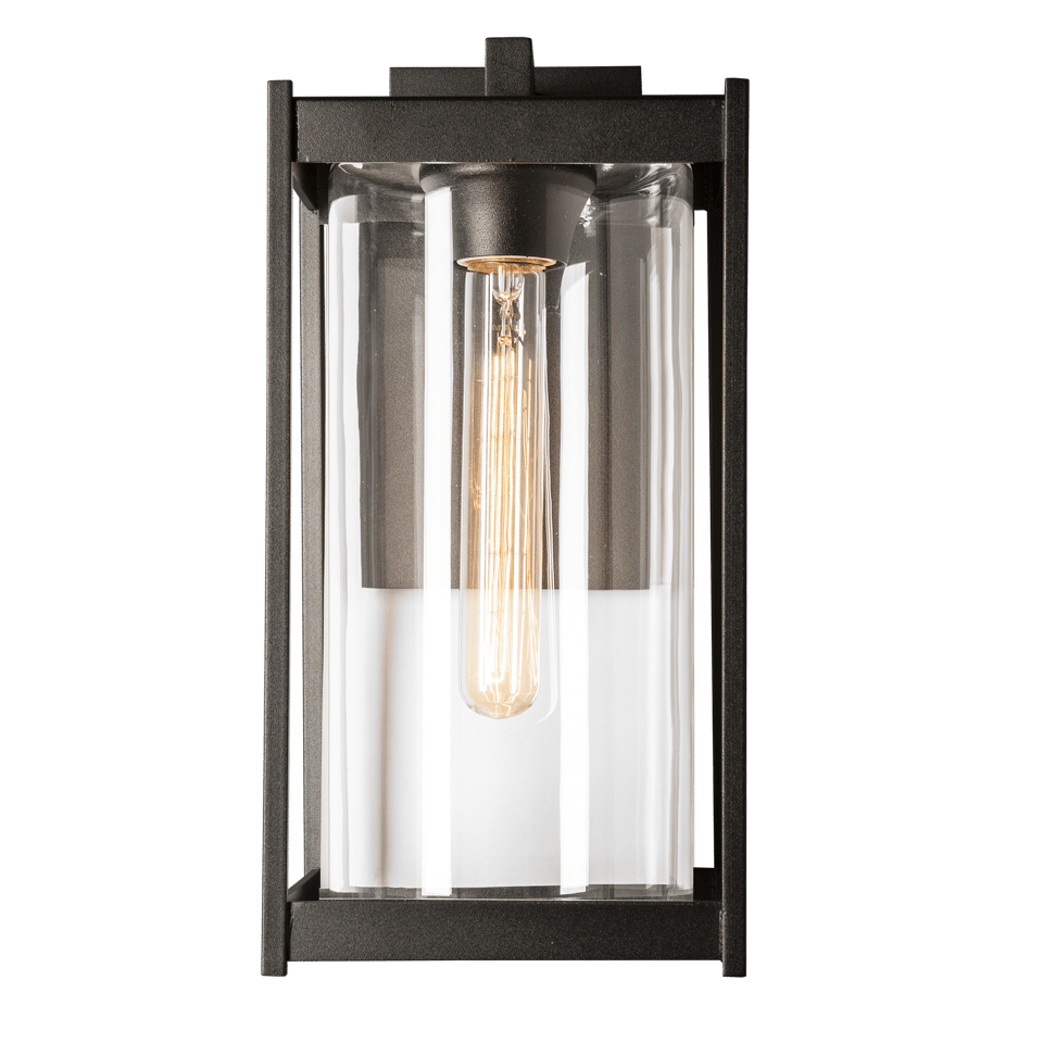 Cela Large Outdoor Sconce 16.3" by Hubbardton Forge - Dimmable Blown Glass & Durable Aluminum