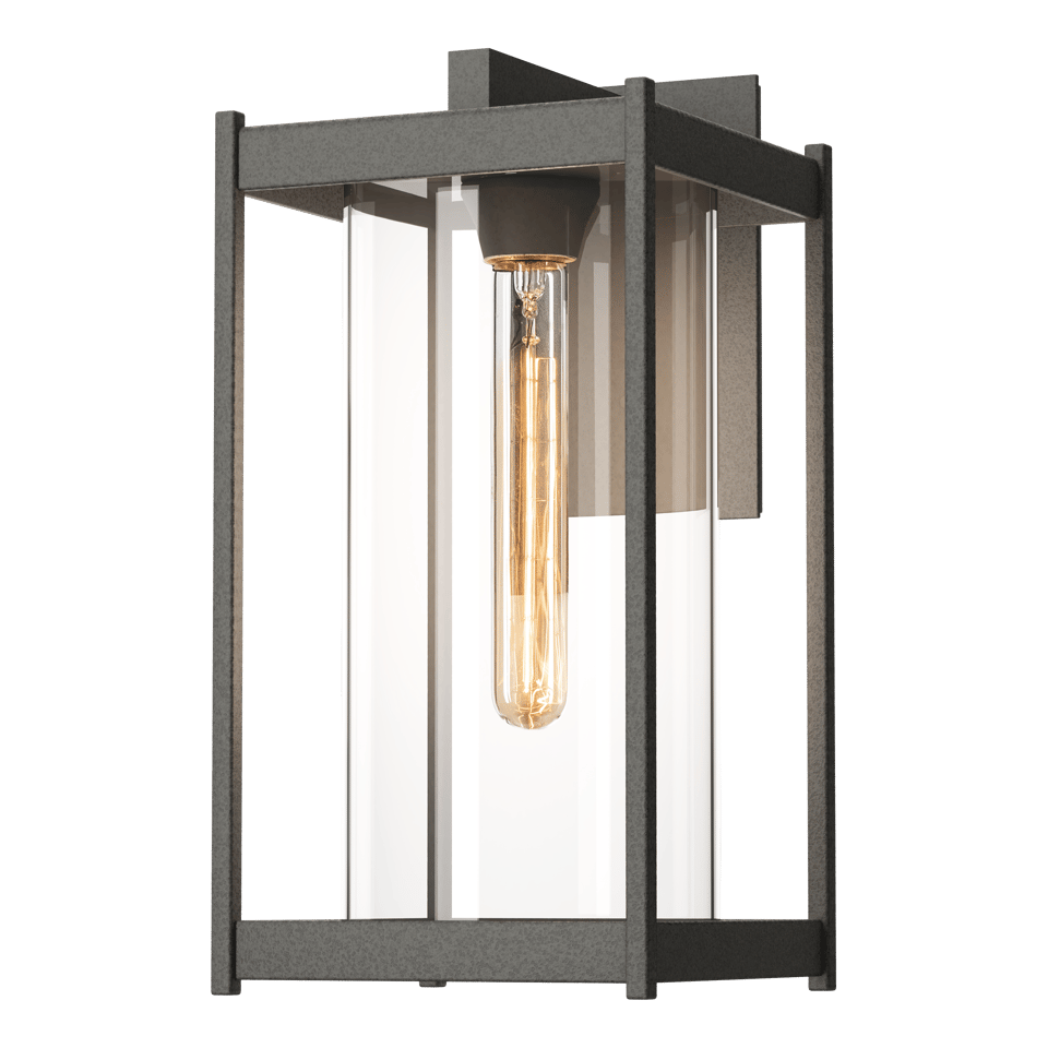 Cela Large Outdoor Sconce 16.3" by Hubbardton Forge - Dimmable Blown Glass & Durable Aluminum