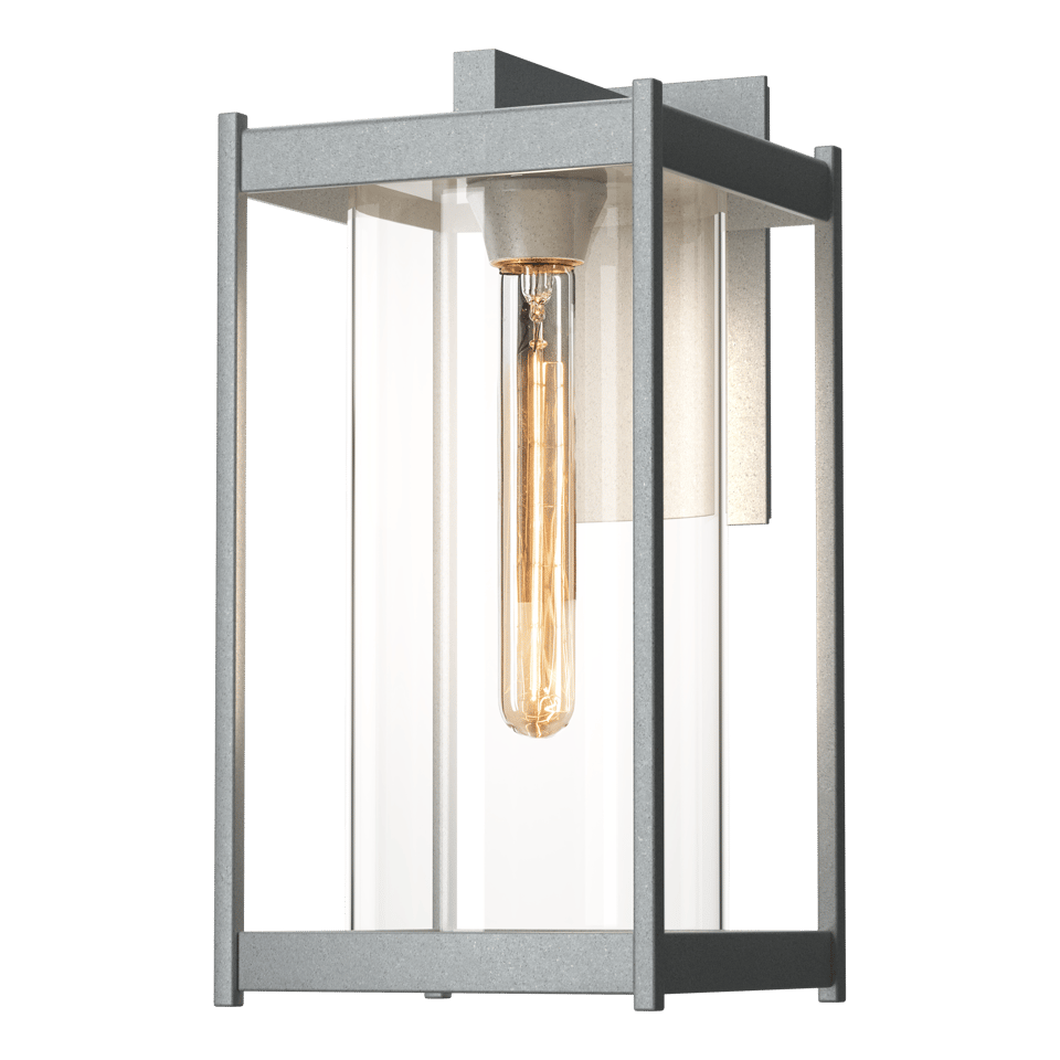 Cela Large Outdoor Sconce 16.3" by Hubbardton Forge - Dimmable Blown Glass & Durable Aluminum