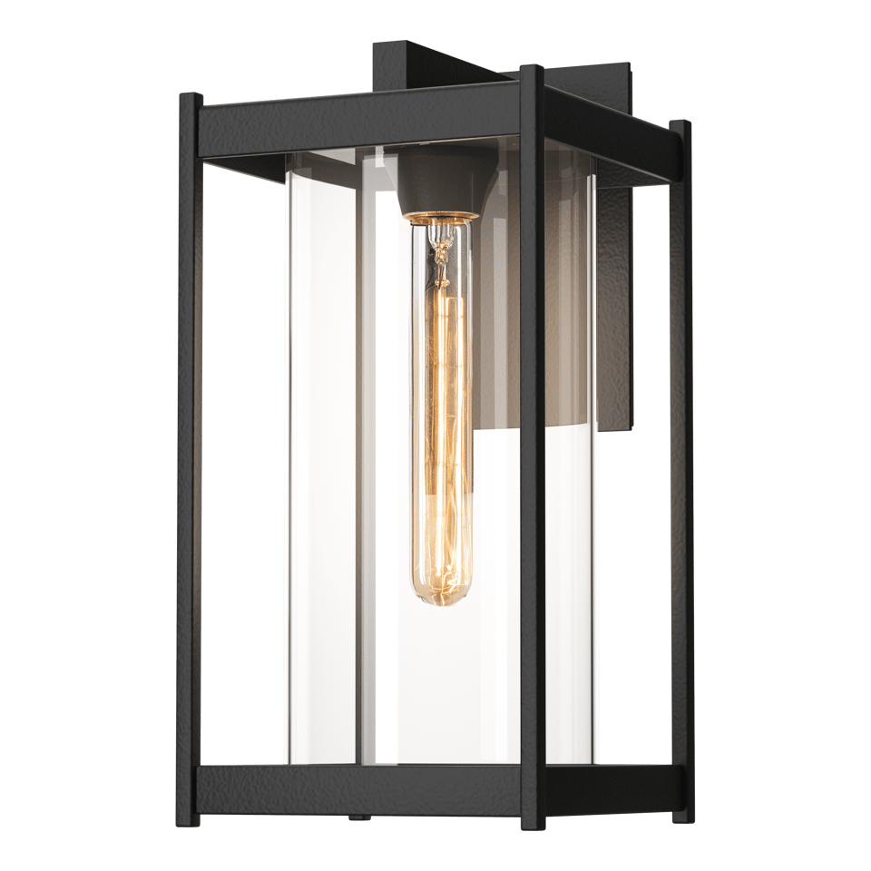 Cela Large Outdoor Sconce 16.3" by Hubbardton Forge - Dimmable Blown Glass & Durable Aluminum