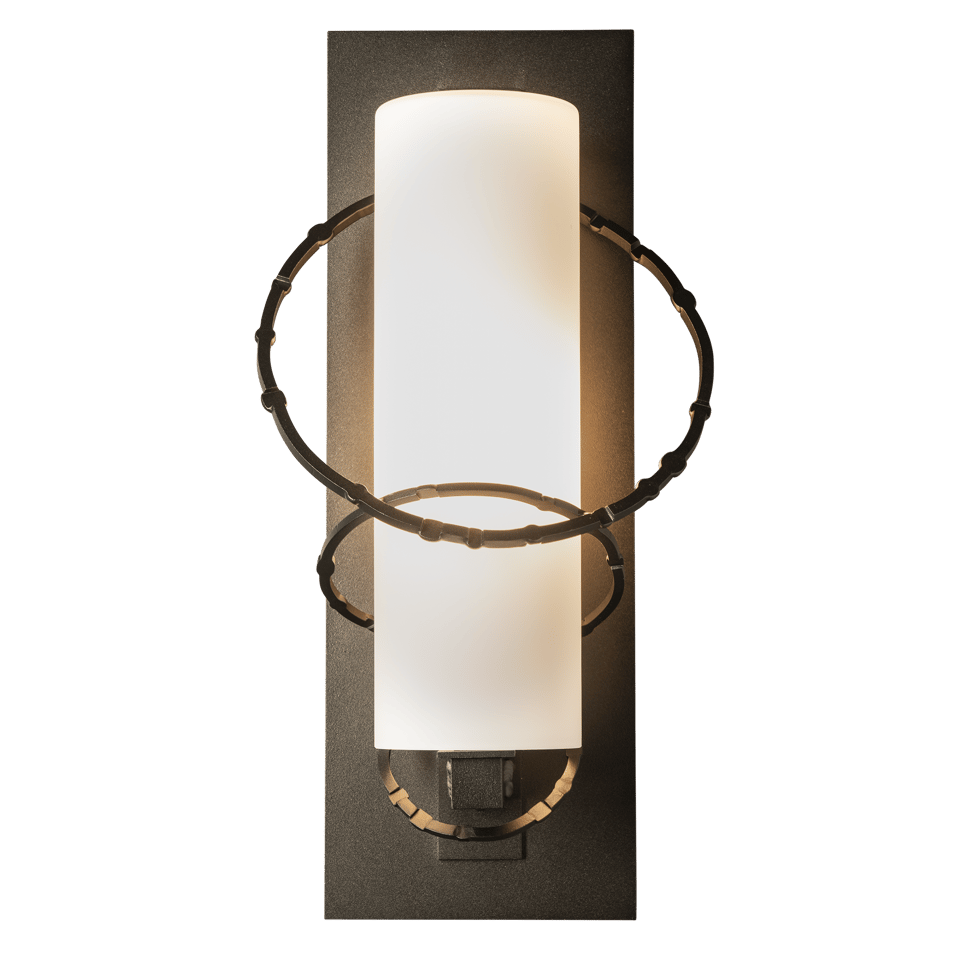 Olympus Small Outdoor Sconce by Hubbardton Forge – Handcrafted Metal and Glass Design, Multiple Finishes