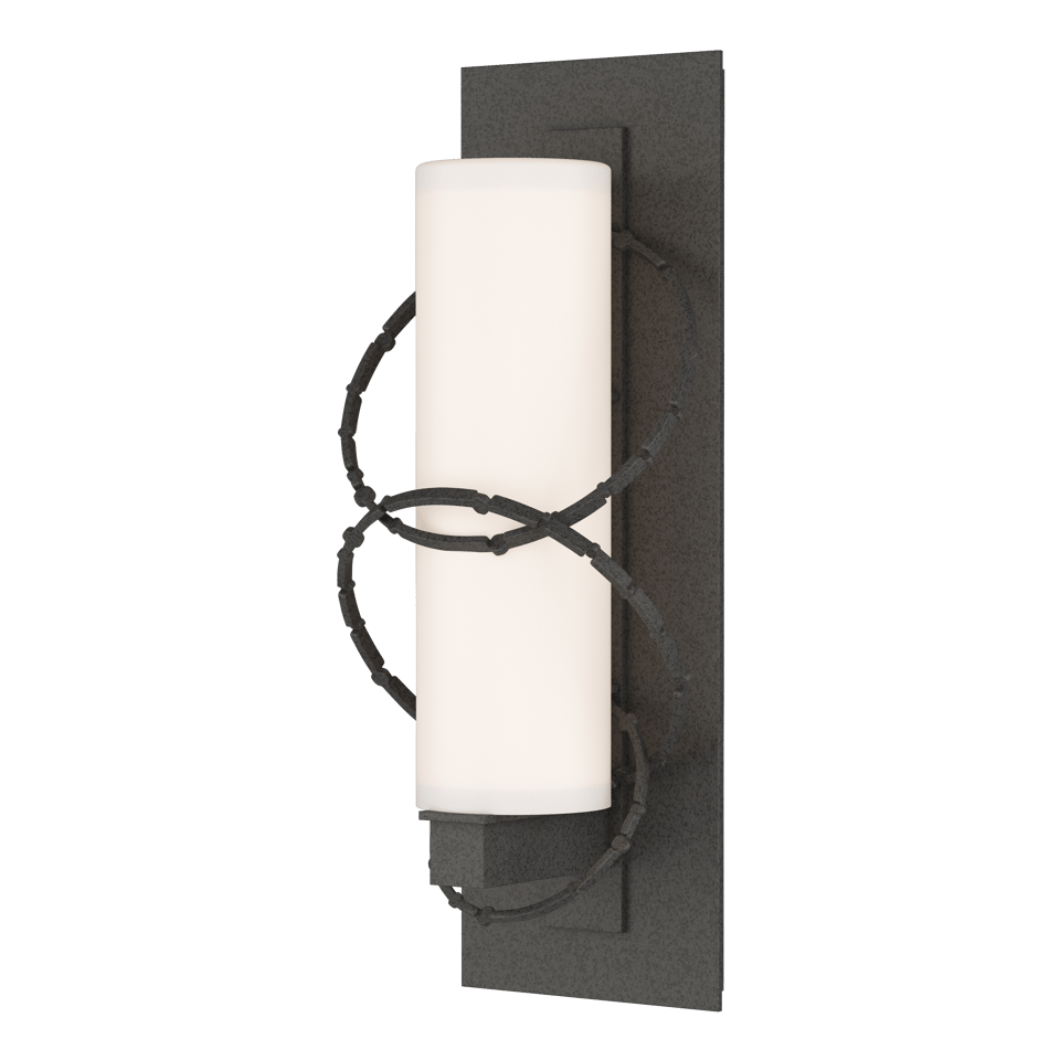 Olympus Small Outdoor Sconce by Hubbardton Forge – Handcrafted Metal and Glass Design, Multiple Finishes