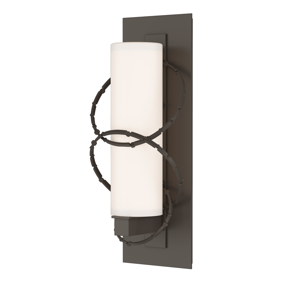 Olympus Small Outdoor Sconce by Hubbardton Forge – Handcrafted Metal and Glass Design, Multiple Finishes