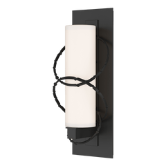 Olympus Small Outdoor Sconce by Hubbardton Forge – Handcrafted Metal and Glass Design, Multiple Finishes