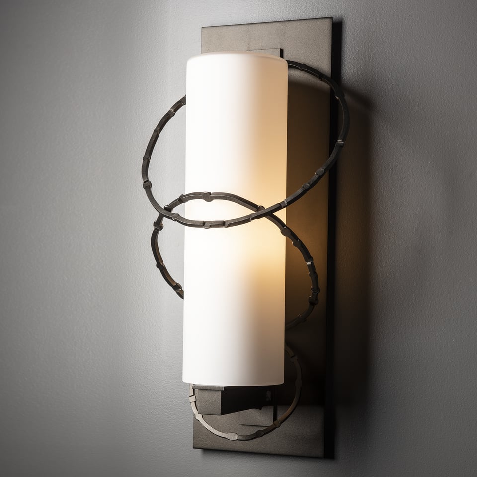 Olympus Large Outdoor Sconce by Hubbardton Forge, 100W, Dimmable, Handcrafted Aluminum, UL Wet Rated