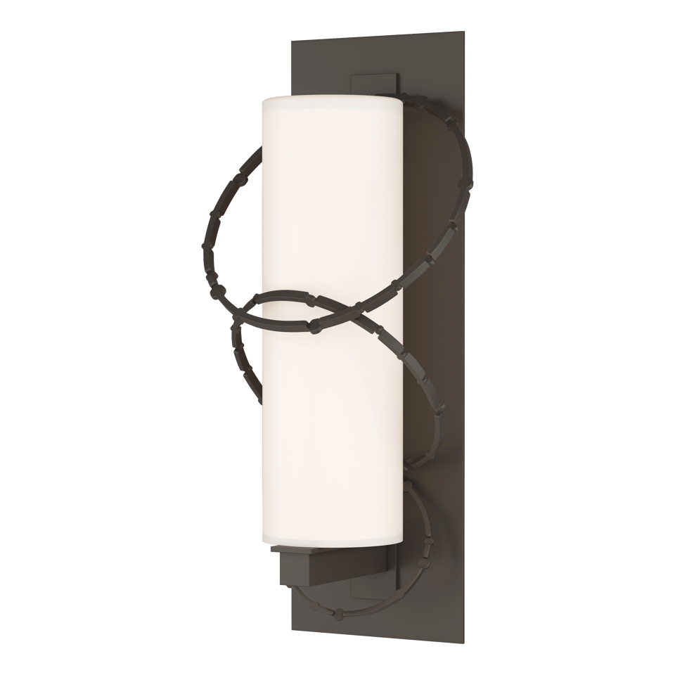 Olympus Large Outdoor Sconce by Hubbardton Forge, 100W, Dimmable, Handcrafted Aluminum, UL Wet Rated