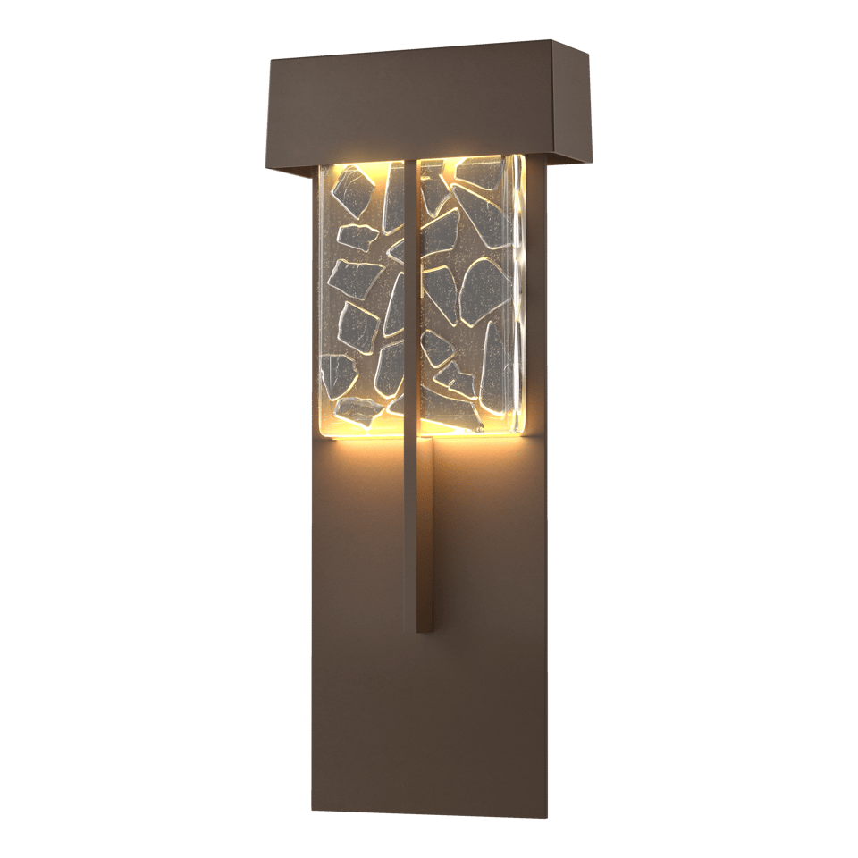 Hubbardton Forge Shard XL Outdoor Sconce - 15W LED, Weather Resistant, Multiple Finishes Available