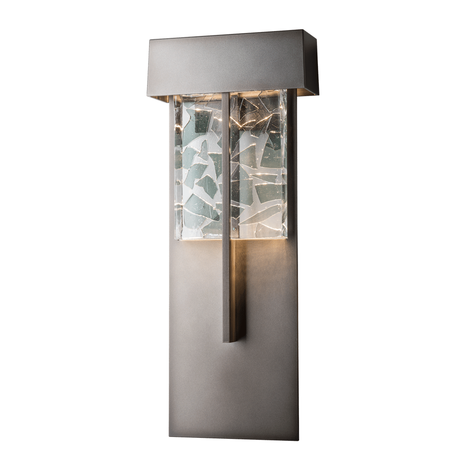 Hubbardton Forge Shard XL Outdoor Sconce - 15W LED, Weather Resistant, Multiple Finishes Available