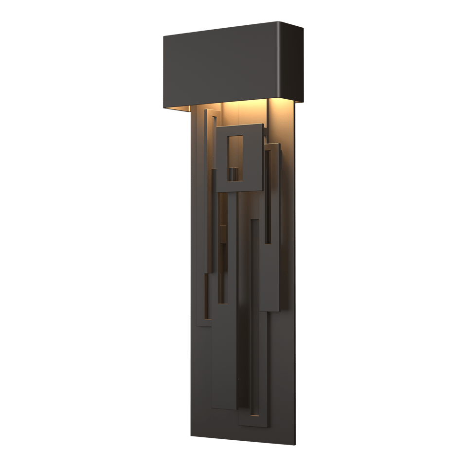 Hubbardton Forge Collage 27" Dark Sky Friendly LED Outdoor Sconce, Energy Efficient 350 Lumen Lighting