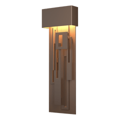 Hubbardton Forge Collage 27" Dark Sky Friendly LED Outdoor Sconce, Energy Efficient 350 Lumen Lighting