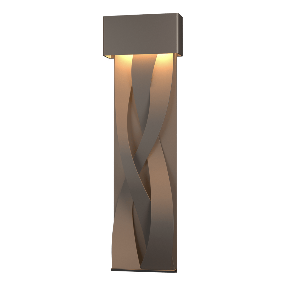 Tress Large Dark Sky Friendly 15W LED Outdoor Sconce by Hubbardton Forge, 350 Lumens, Multiple Finishes