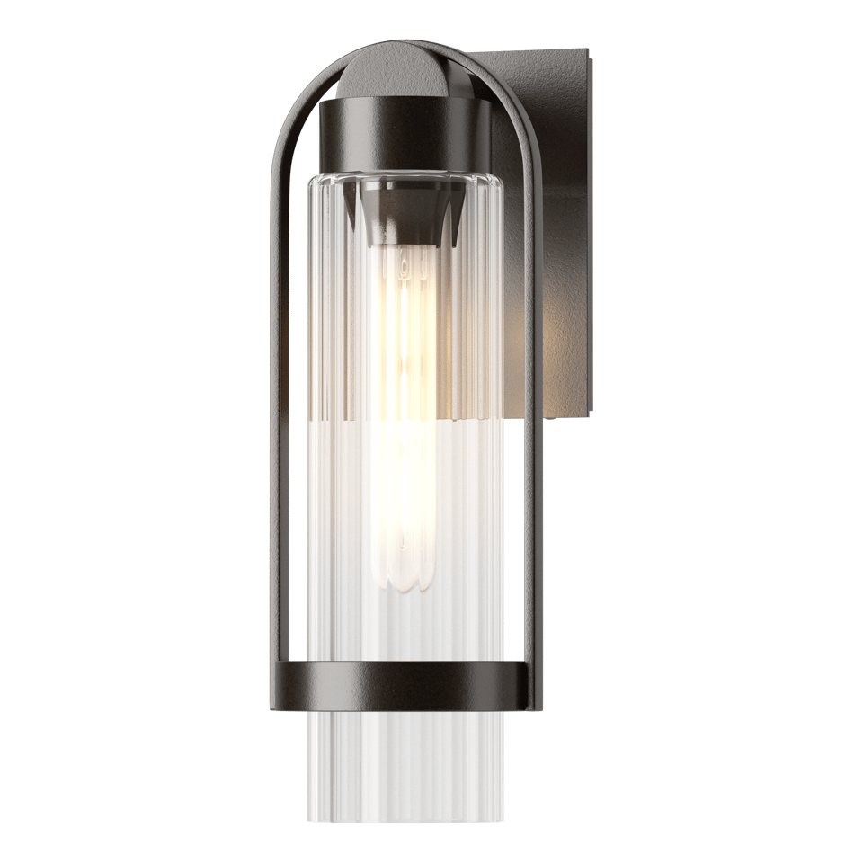 Hubbardton Forge Alcove 15.8" Small Outdoor Sconce With Dimmable Feature & UL Wet Rating