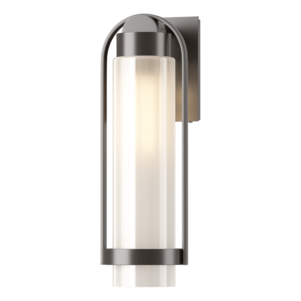 Hubbardton Forge Alcove Medium Outdoor Sconce 100W Dimmable 19.6" Modern Design UL Wet Rated