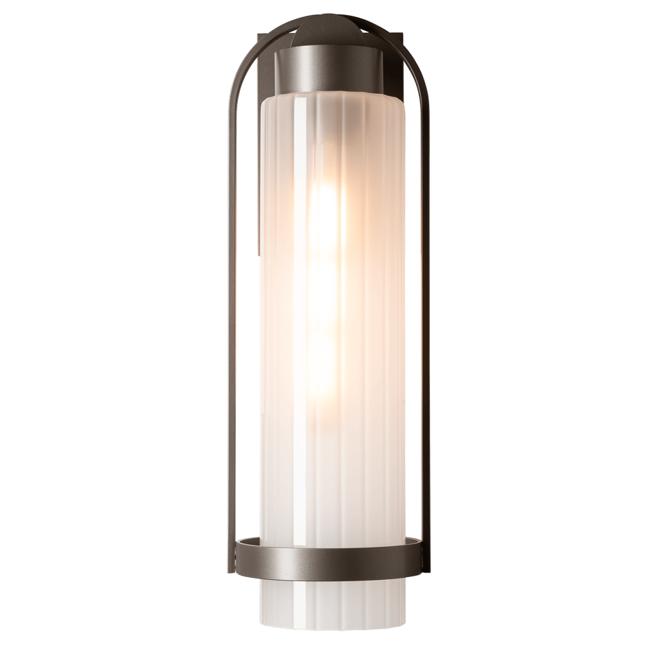 Hubbardton Forge Alcove Medium Outdoor Sconce 100W Dimmable 19.6" Modern Design UL Wet Rated