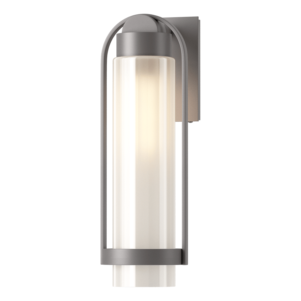 Hubbardton Forge Alcove Medium Outdoor Sconce 100W Dimmable 19.6" Modern Design UL Wet Rated