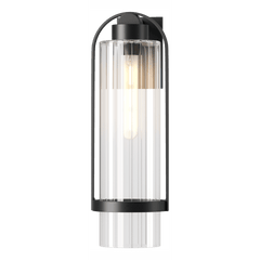 Hubbardton Forge Alcove Large Outdoor Sconce, 23.2" Height, Dimmable, UL Wet Rated, Hand-Shaped Aluminum