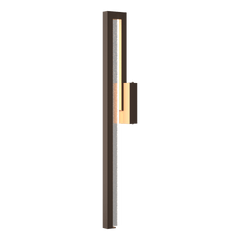 Edge Medium LED Outdoor Sconce by Hubbardton Forge - Dimmable, Weather-Resistant, 3000K Warm Light