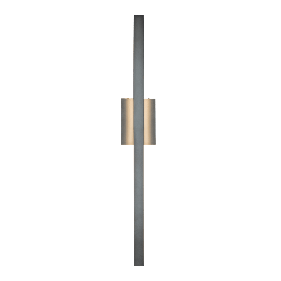 Edge Large LED Outdoor Sconce by Hubbardton Forge - Modern Design, 500 Lumens, Dimmable, Wet Location Rated