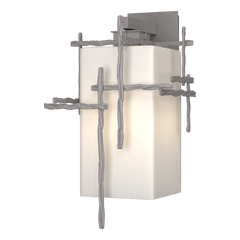 Tura Large Outdoor Sconce by Hubbardton Forge, Handcrafted Aluminum, Dimmable Light, UL Wet Rated