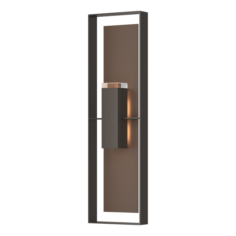 Shadow Box Extra Tall 45" Outdoor Sconce by Hubbardton Forge - Dimmable, Durable Aluminum, 2 Light Positions