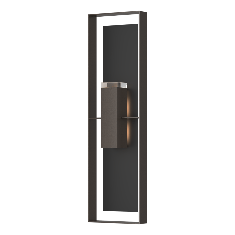 Shadow Box Extra Tall 45" Outdoor Sconce by Hubbardton Forge - Dimmable, Durable Aluminum, 2 Light Positions