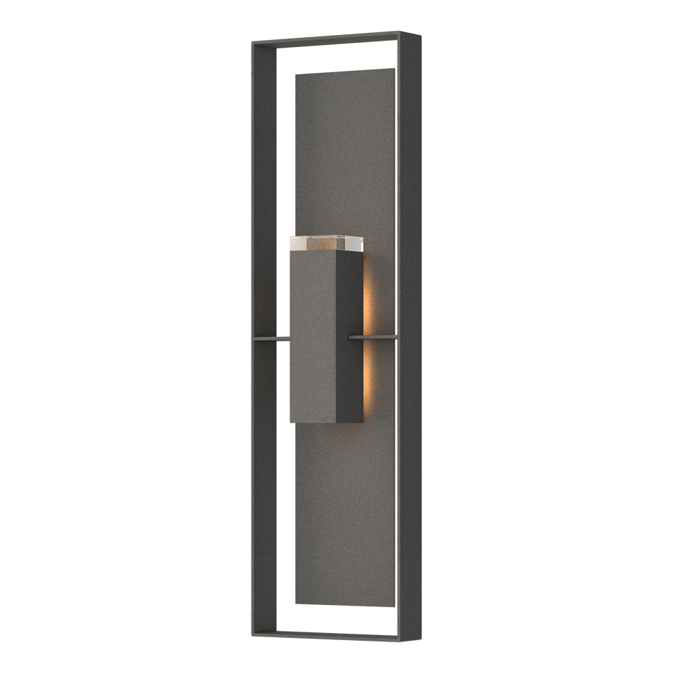 Shadow Box Extra Tall 45" Outdoor Sconce by Hubbardton Forge - Dimmable, Durable Aluminum, 2 Light Positions