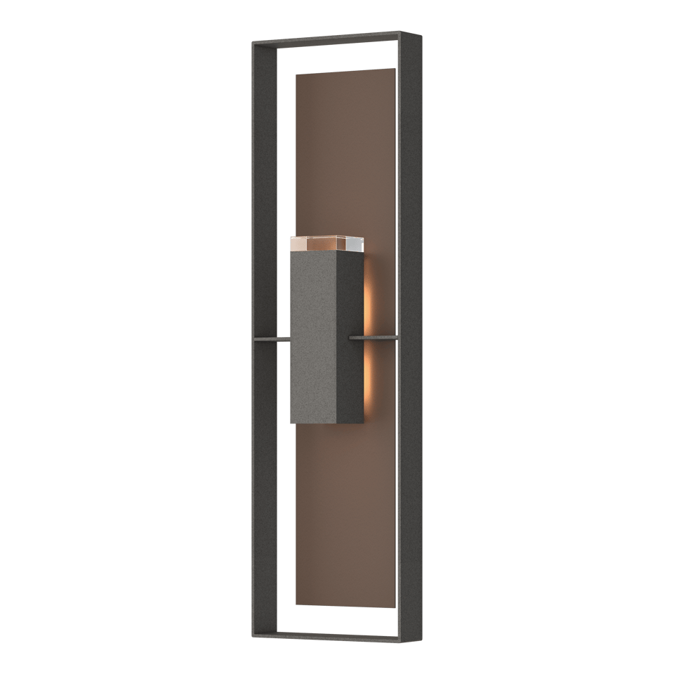 Shadow Box Extra Tall 45" Outdoor Sconce by Hubbardton Forge - Dimmable, Durable Aluminum, 2 Light Positions