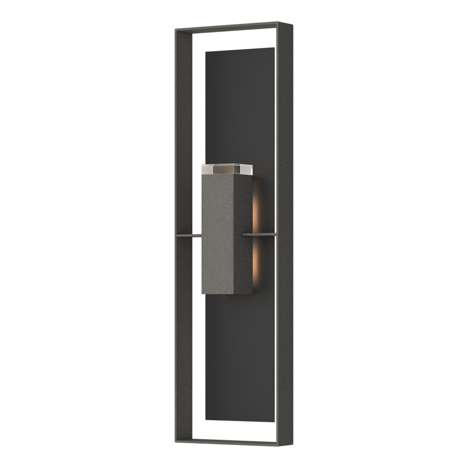 Shadow Box Extra Tall 45" Outdoor Sconce by Hubbardton Forge - Dimmable, Durable Aluminum, 2 Light Positions