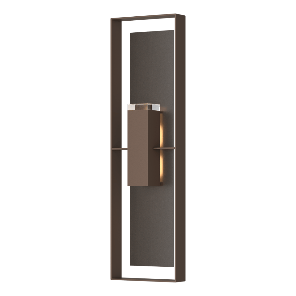 Shadow Box Extra Tall 45" Outdoor Sconce by Hubbardton Forge - Dimmable, Durable Aluminum, 2 Light Positions