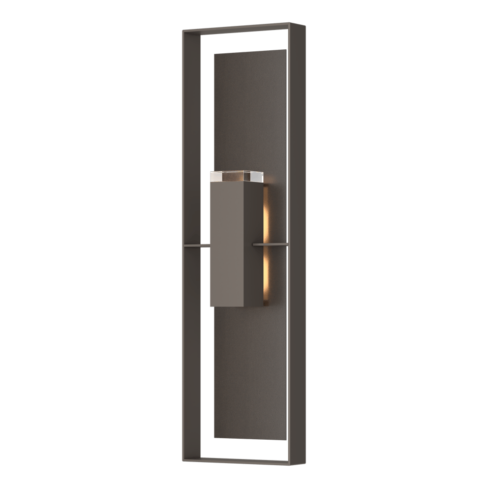 Shadow Box Extra Tall 45" Outdoor Sconce by Hubbardton Forge - Dimmable, Durable Aluminum, 2 Light Positions