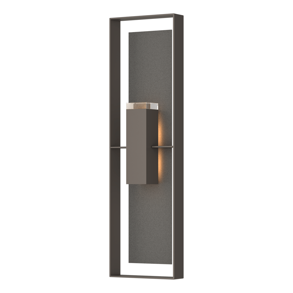 Shadow Box Extra Tall 45" Outdoor Sconce by Hubbardton Forge - Dimmable, Durable Aluminum, 2 Light Positions