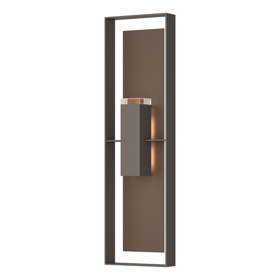 Shadow Box Extra Tall 45" Outdoor Sconce by Hubbardton Forge - Dimmable, Durable Aluminum, 2 Light Positions