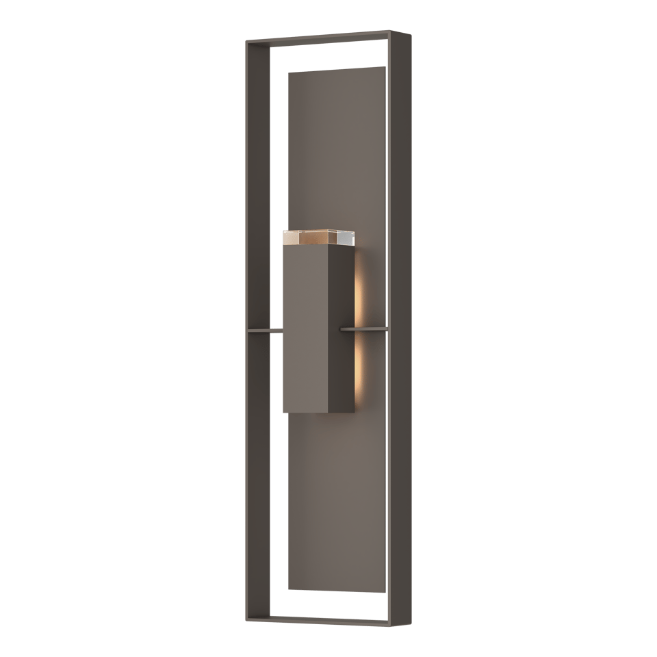 Shadow Box Extra Tall 45" Outdoor Sconce by Hubbardton Forge - Dimmable, Durable Aluminum, 2 Light Positions