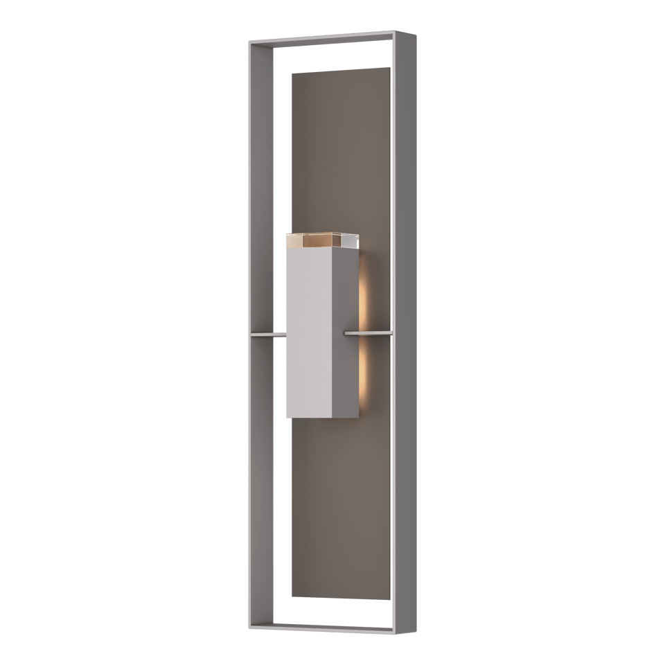 Shadow Box Extra Tall 45" Outdoor Sconce by Hubbardton Forge - Dimmable, Durable Aluminum, 2 Light Positions