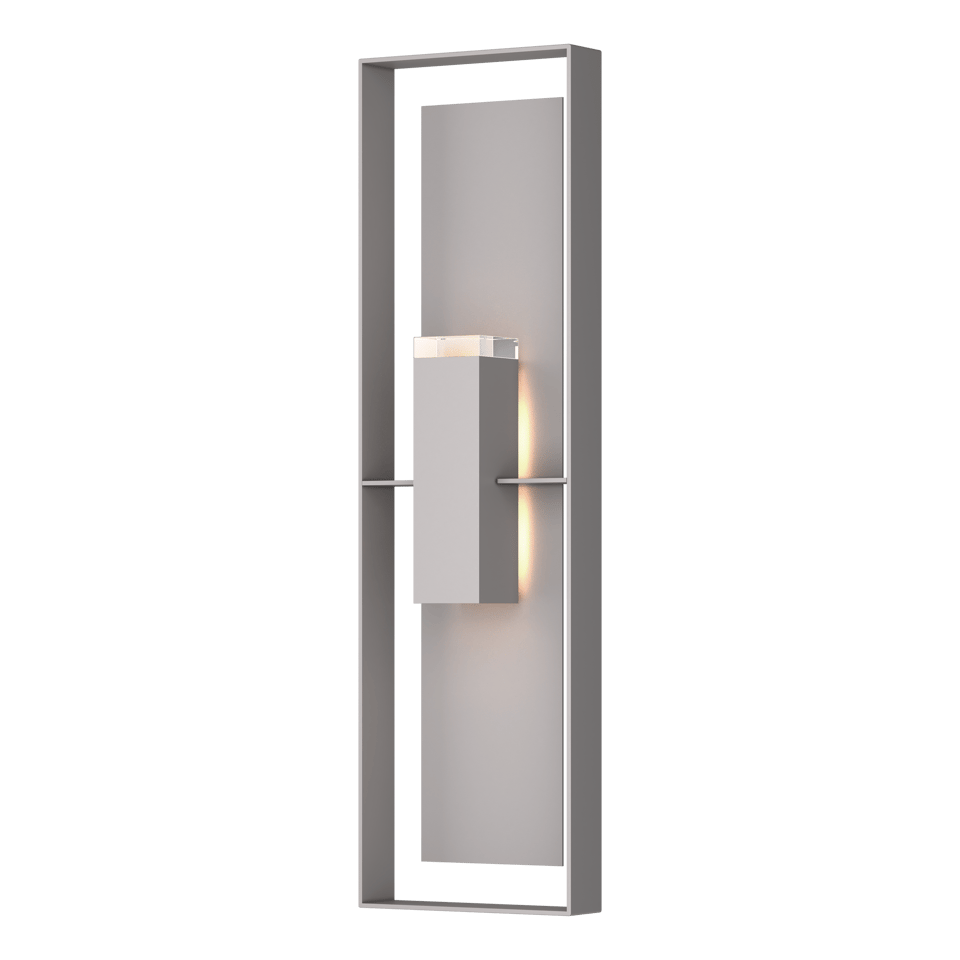 Shadow Box Extra Tall 45" Outdoor Sconce by Hubbardton Forge - Dimmable, Durable Aluminum, 2 Light Positions