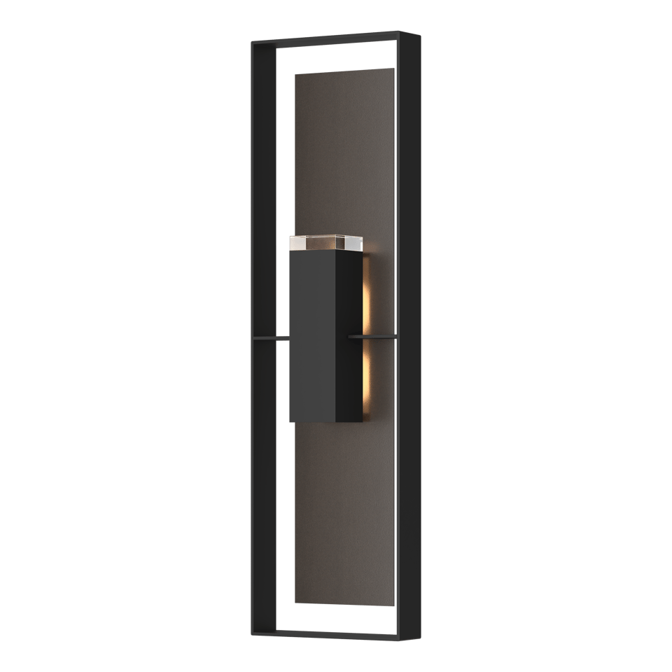 Shadow Box Extra Tall 45" Outdoor Sconce by Hubbardton Forge - Dimmable, Durable Aluminum, 2 Light Positions