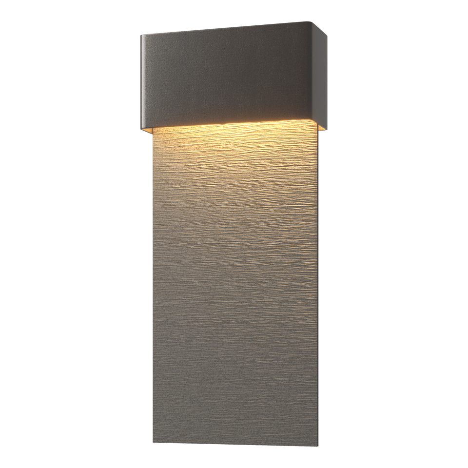 Hubbardton Forge Stratum 1-Light Dark Sky Friendly LED Outdoor Sconce - Energy Efficient & Dimmable